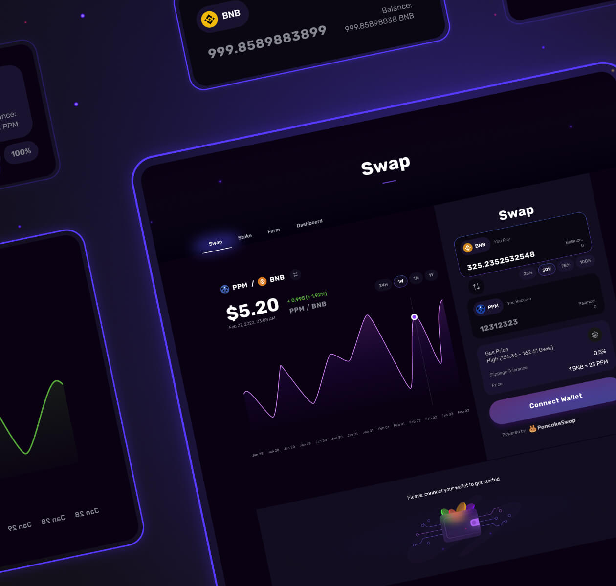 Punk Panda – Swap, Stake, and farm platform - Website Development - Photo 3